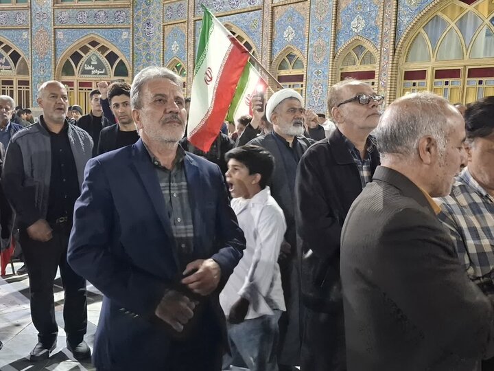تصاویر/تشییع باشکوه پیکر شهید دفاع مقدس رمضان سرگرد مهندس پیام رجبی درآران وبیدگل