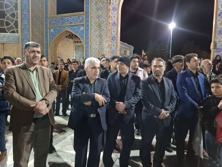 تصاویر/تشییع باشکوه پیکر شهید دفاع مقدس رمضان سرگرد مهندس پیام رجبی درآران وبیدگل