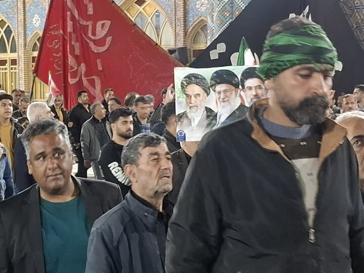 تصاویر/تشییع باشکوه پیکر شهید دفاع مقدس رمضان سرگرد مهندس پیام رجبی درآران وبیدگل