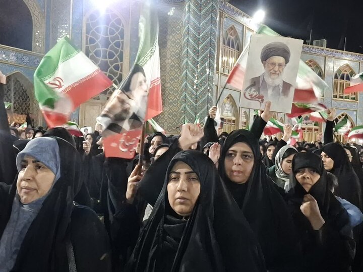 تصاویر/تشییع باشکوه پیکر شهید دفاع مقدس رمضان سرگرد مهندس پیام رجبی درآران وبیدگل
