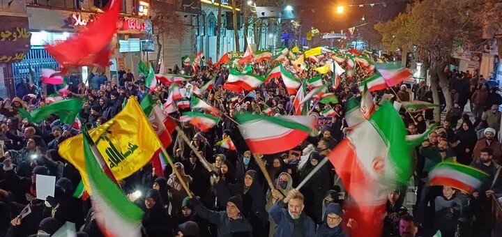 تصاویر / بیست و نهمین شب تجمع هم‌بستگی و انتقام‌جویی مردم ولایتمدار ملایر