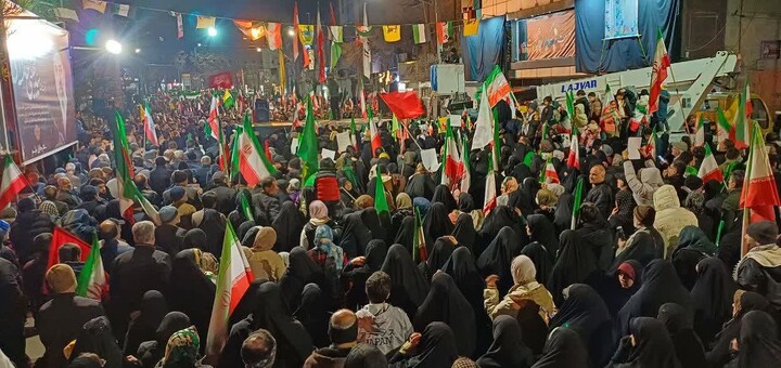 تصاویر / بیست و نهمین شب تجمع هم‌بستگی و انتقام‌جویی مردم ولایتمدار ملایر