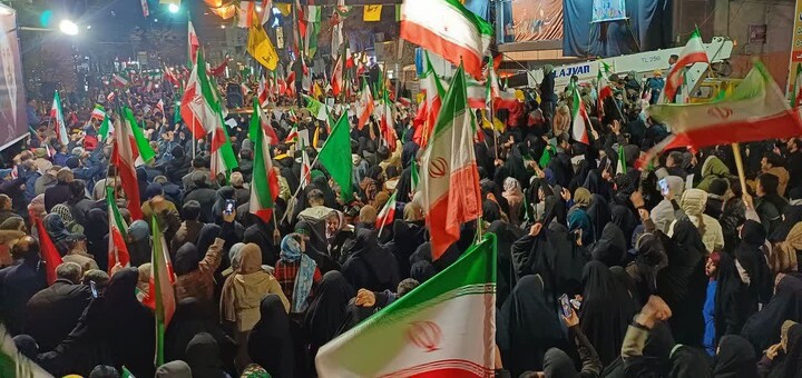 تصاویر / بیست و نهمین شب تجمع هم‌بستگی و انتقام‌جویی مردم ولایتمدار ملایر