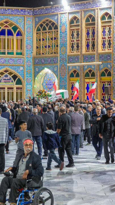 تصاویر/وداعی حماسی و باشکوه، آوازی از شجاعت و وفا، در حرم مطهر محمد هلال بن علی (ع)