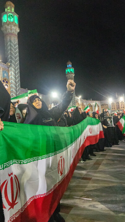 تصاویر/ تجمع بزرگ بیست و هشتمین شب مردم غیور شهرستان آران و بیدگل در نجف ایران