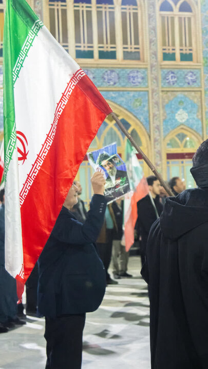 تصاویر/ تجمع بزرگ بیست و هشتمین شب مردم غیور شهرستان آران و بیدگل در نجف ایران
