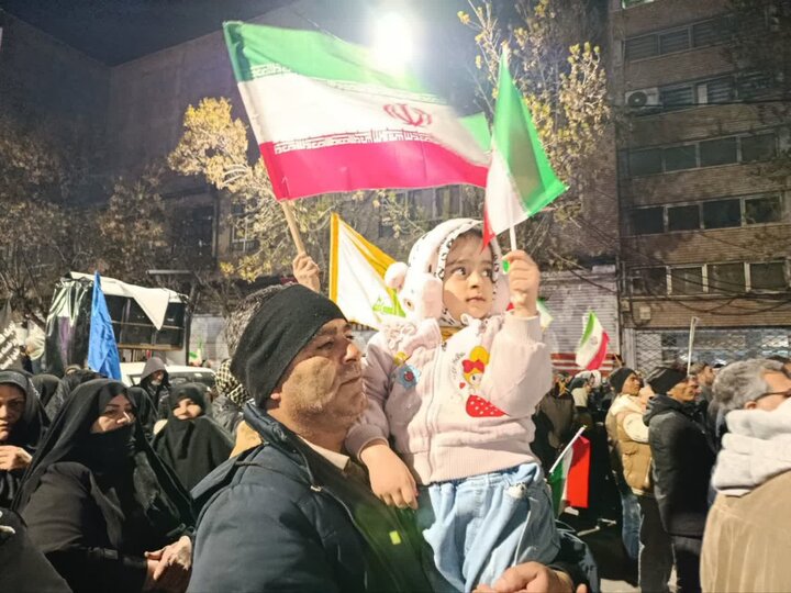 تصاویر/ اجتماع مردمی در میاندوآب در بیست و نهمین شب از جنگ رمضان