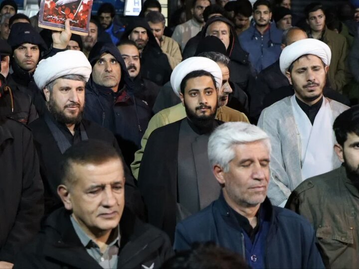 تصاویر/ تجمع مردم شهرستان تکاب در حمایت از نظام اسلامی و نیروهای مسلح