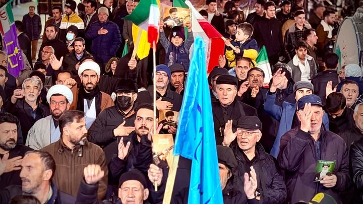 تصاویر/ ادامه تجمعات در شهرستان چالدران در حمایت از انقلاب اسلامی و خونخواهی رهبر شهید امت