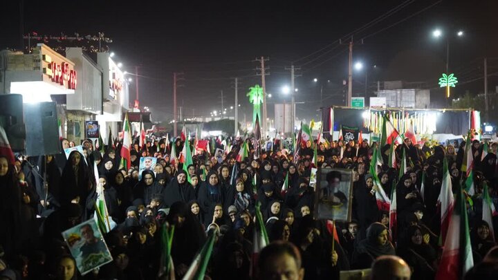 تصاویر/ وداع با شهید بهنام رضایی در آبپخش