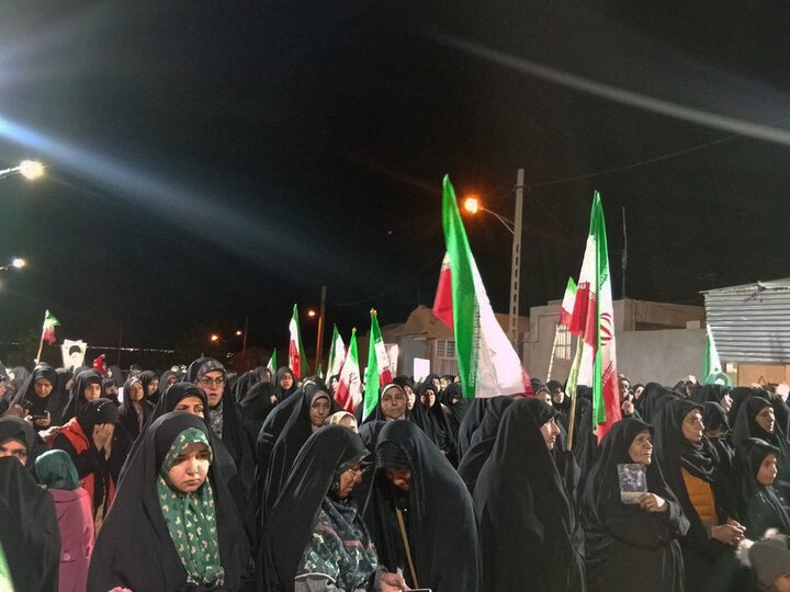 تصاویر/ تجمع شبانه در شهر محی آباد