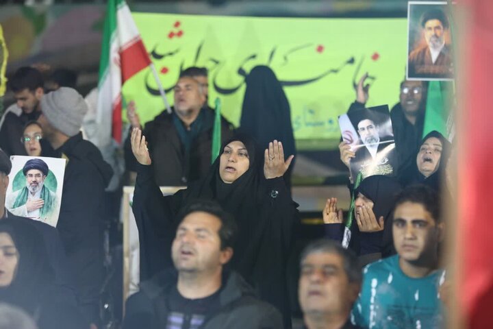 تصاویر/ تجمع شبانه در شهر رفسنجان
