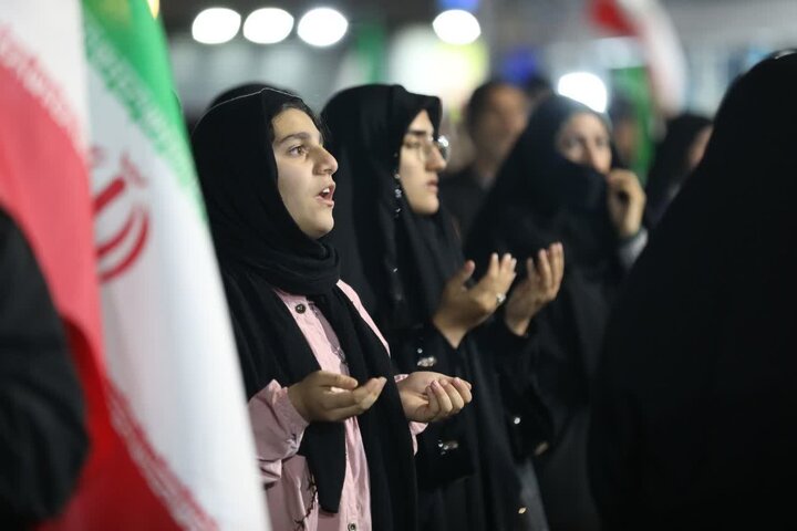 تصاویر/ تجمع شبانه در شهر رفسنجان