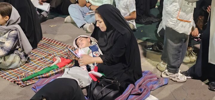 تصاویر/ تجمع شبانه در شهر جیرفت