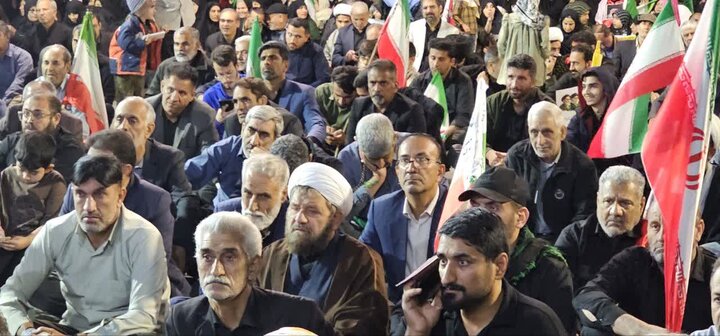 تصاویر/ تجمع شبانه در شهر جیرفت