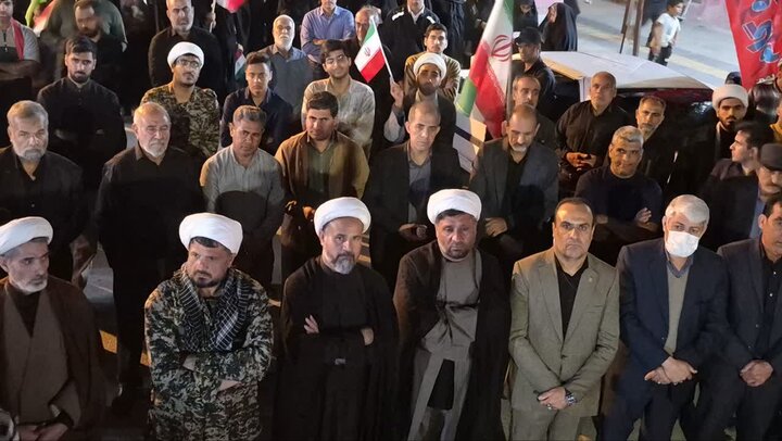 تصاویر/ تجمع شبانه در شهر عنبرآباد