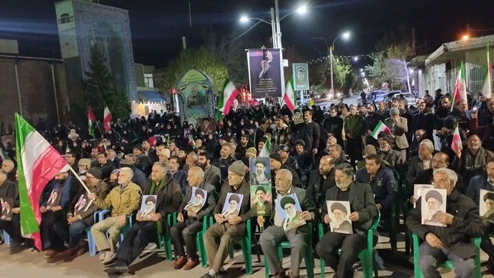 تصاویر/ تجمع شبانه در شهر کوهبنان