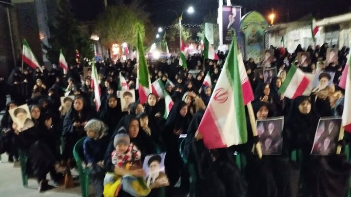 تصاویر/ تجمع شبانه در شهر کوهبنان