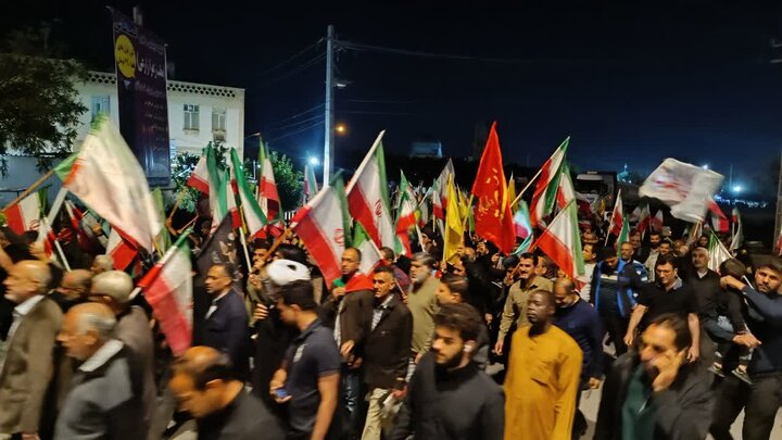 تصاویر/ راهپیمایی مردم عالیشهر در دفاع نظام اسلامی