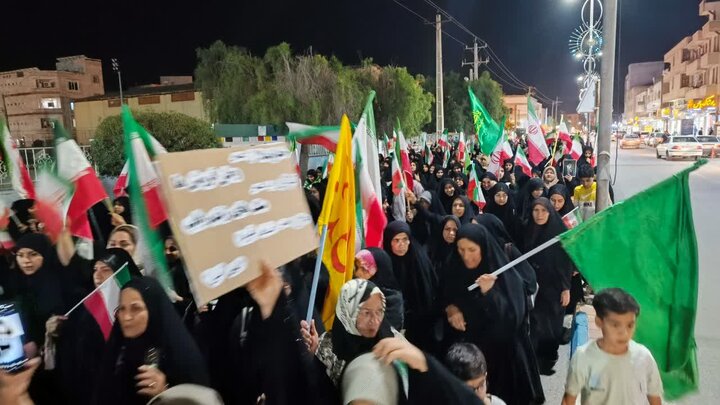 تصاویر/ راهپیمایی مردم عالیشهر در دفاع نظام اسلامی
