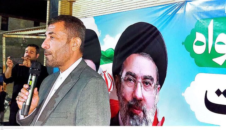 تصاویر/ مردم کنگان پای کار نظام