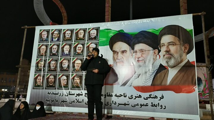 تصاویر/بیست و هشتمین شب حضور پرشور مردم ولایتمدار مامونیه در تجدید بیعت با آرمان‌های انقلاب