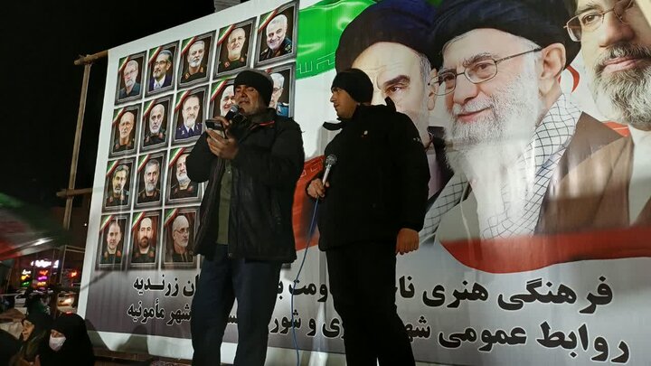 تصاویر/بیست و هشتمین شب حضور پرشور مردم ولایتمدار مامونیه در تجدید بیعت با آرمان‌های انقلاب