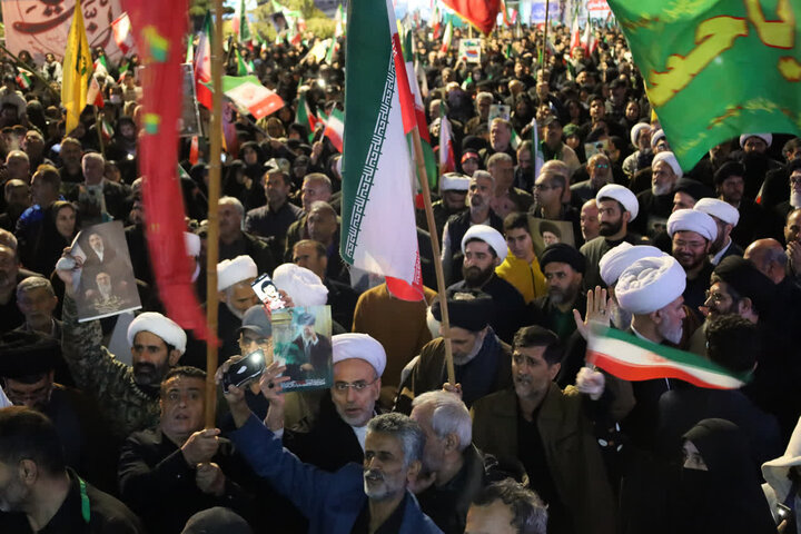 تصاویر تجمع مردمی ساری