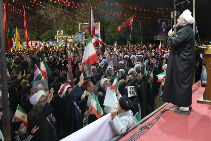 تصاویر تجمع مردمی ساری