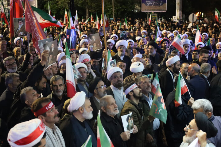 تصاویر تجمع مردمی ساری