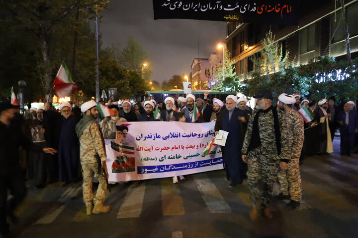 تصاویر تجمع مردمی ساری