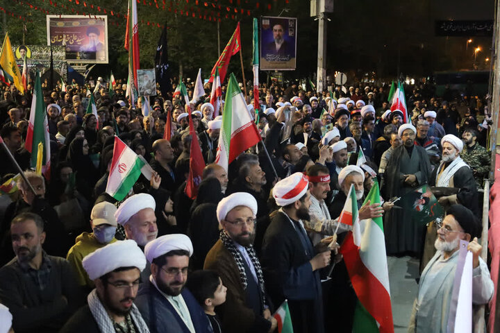 تصاویر تجمع مردمی ساری