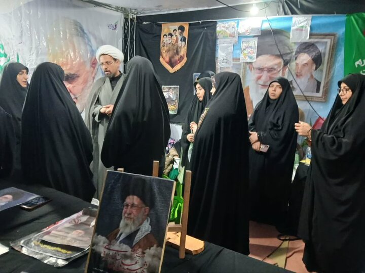 تصاویر/ موکب خواهران طلبه طرح امین شهرستان ساری