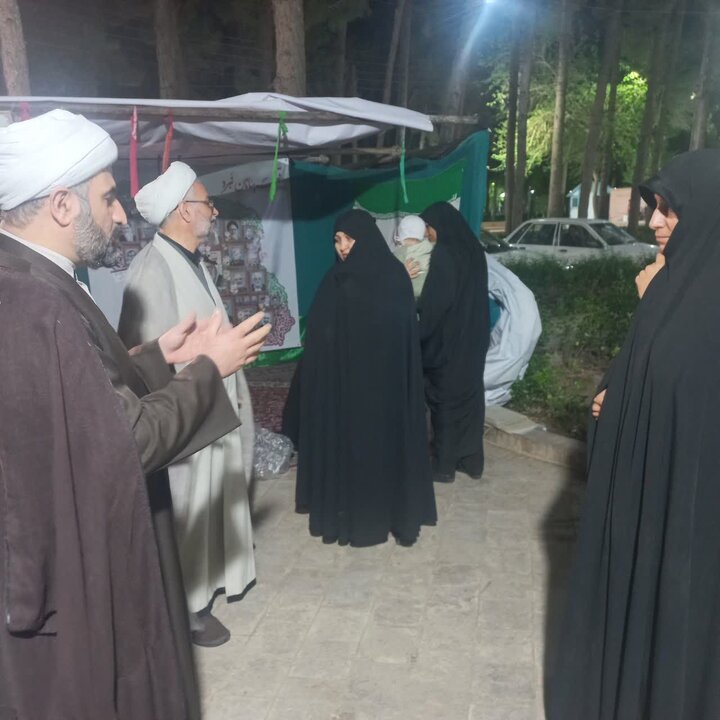 تصاویر / بازدید نمایندگان مرکز مدیریت حوزه‌های علمیه خواهران کشور از تعدادی از موکب‌های مدارس علمیه خواهران  استان یزد