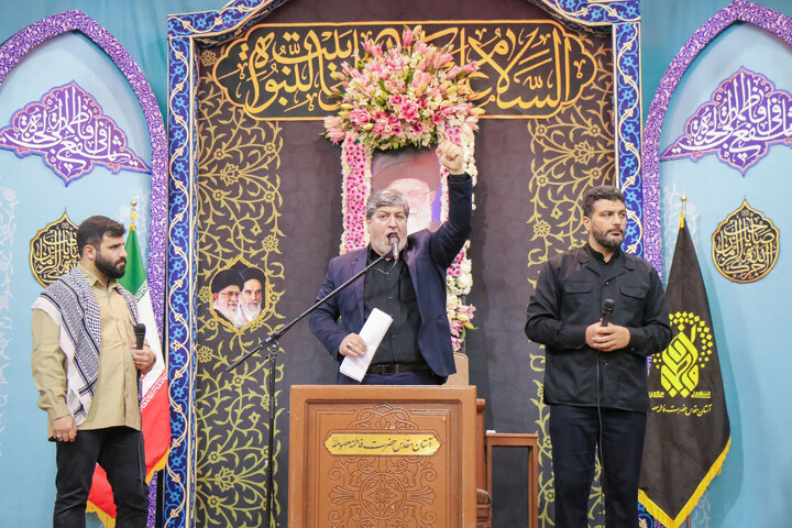 تصاویر/ آئین وداع با پیکر شهدای حمله آمریکایی صهیونی به شهرک پردیسان قم