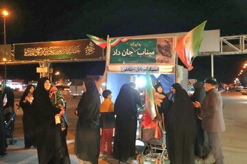 فیلم| فعالیت موکب‌های مردمی شهرستان سرخه در تجمع «شب‌های اقتدار»