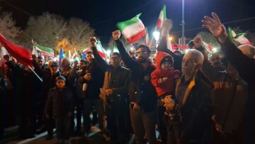 تصاویر/ بیست و نهمین اجتماع بزرگ‌ مردمی «شب‌های اقتدار» در بسطام