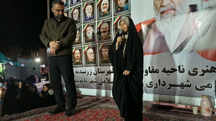 تصاویر/بیست و نهمین شب حضور پرشور مردم ولایتمدار مامونیه در تجدید بیعت با آرمان‌های انقلاب