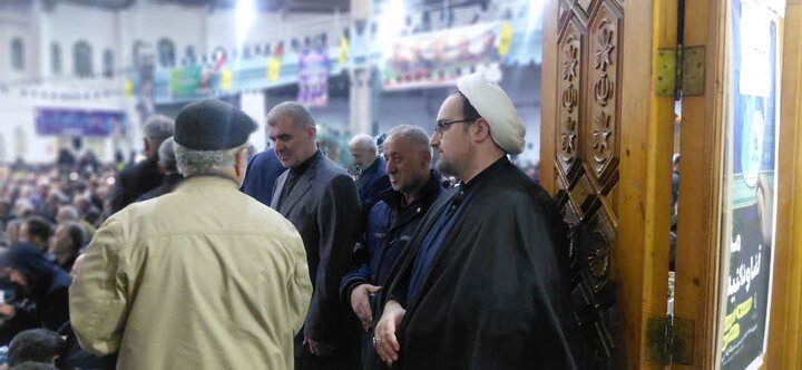 بزرگداشت شهادت دکتر علی لاریجانی در مصلّای آمل