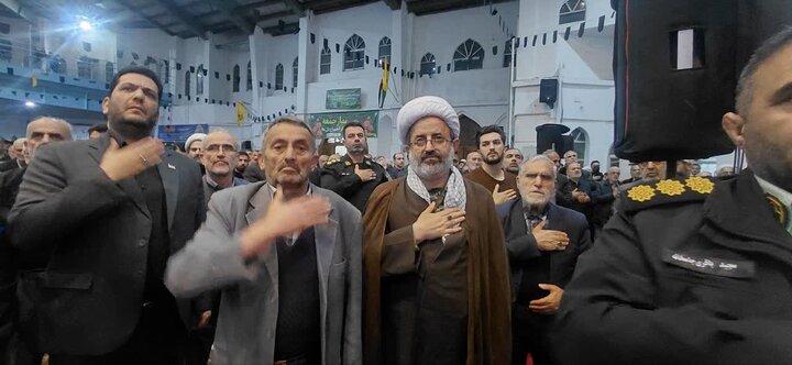 بزرگداشت شهادت دکتر علی لاریجانی در مصلّای آمل