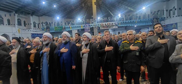 بزرگداشت شهادت دکتر علی لاریجانی در مصلّای آمل