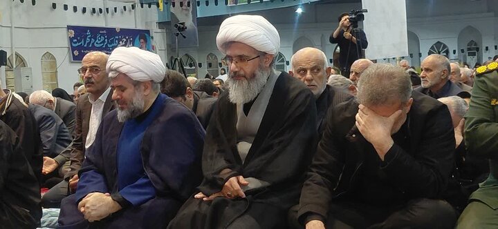 بزرگداشت شهادت دکتر علی لاریجانی در مصلّای آمل