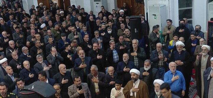 بزرگداشت شهادت دکتر علی لاریجانی در مصلّای آمل