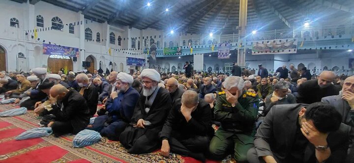 بزرگداشت شهادت دکتر علی لاریجانی در مصلّای آمل