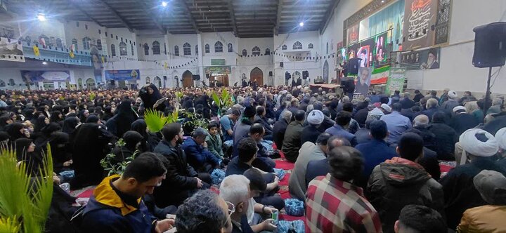 بزرگداشت شهادت دکتر علی لاریجانی در مصلّای آمل
