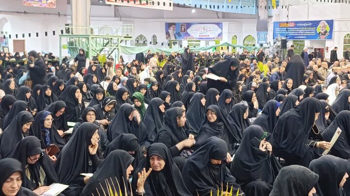 بزرگداشت شهادت دکتر علی لاریجانی در مصلّای آمل