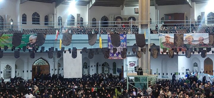 بزرگداشت شهادت دکتر علی لاریجانی در مصلّای آمل