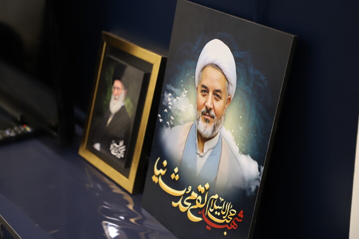 تصاویر / دیدار جمعی مسئولان استانی با خانواده شهید حجت الاسلام والمسلمین نقی محدث نیا