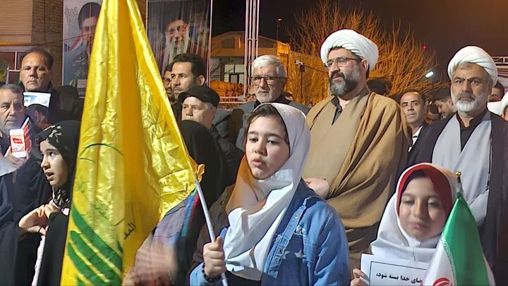 تصاویر/ اجتماع مردم پلدشت در حمایت از نیروهای مسلح و محکومیت رژیم صهیونیستی و آمریکای جنایتکار