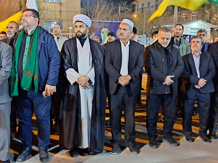 تصاویر/ اجتماع مردم پلدشت در حمایت از نیروهای مسلح و محکومیت رژیم صهیونیستی و آمریکای جنایتکار